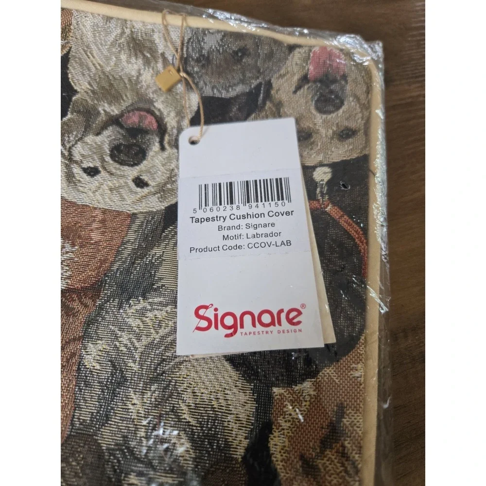 Set of 2-Signare Tapestry Double Sided Labrador Design Pillow Covers 18